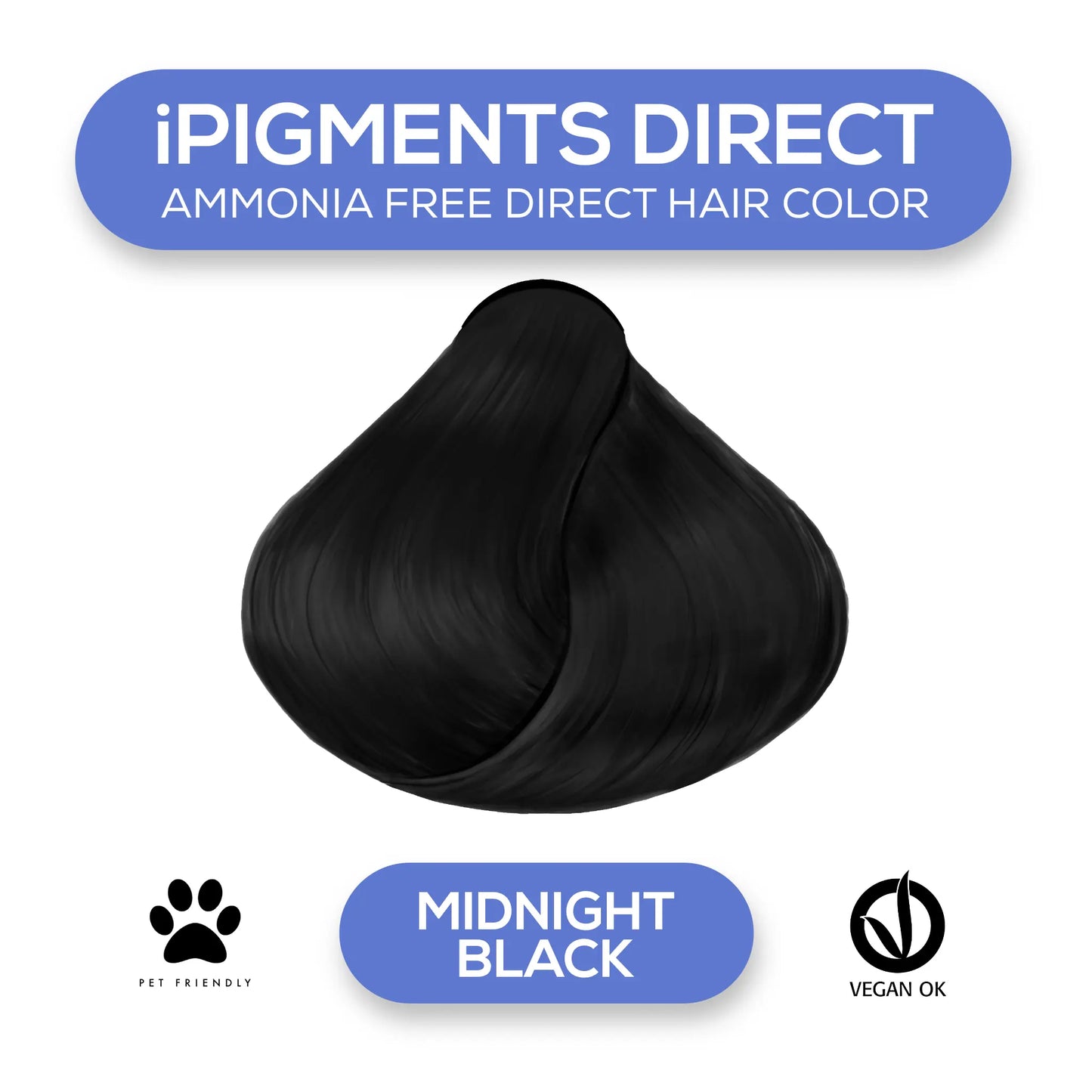 iPIGMENTS Direct Midnight Black - 100ml